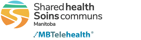 Shared Health and MBTelehealth logos